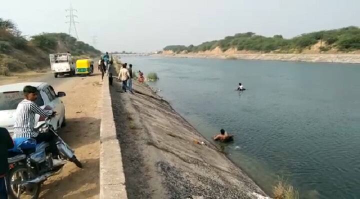 A girl drown in Narmada canal at Dudhrej, Surendranagar Surendranagar : દૂધરેજ કેનાલમાં યુવતી ડૂબી ગઈ, સમાચાર વાયુવેગે ફેલાતા મચી ગઈ ચકચાર