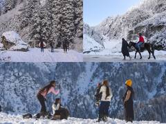 J&K: रिकॉर्ड तोड़ टूरिस्टों से गुलजार हुआ धरती का 'स्वर्ग' Kashmir, नए साल और क्रिसमस के चलते गुलमर्ग के सभी होटल हुए बुक