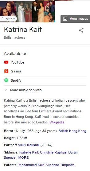 Ahead of marriage, partners section of Katrina Kaif-Vicky Kaushal's wiki page gets updated with each other's names