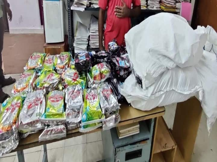 Chennai: Government confiscated 123 kg of gutka banned in MKB Nagar சென்னை: எம்.கே.பி நகரில்அரசால் தடை செய்யப்பட்ட 123 கிலோ குட்கா பறிமுதல்