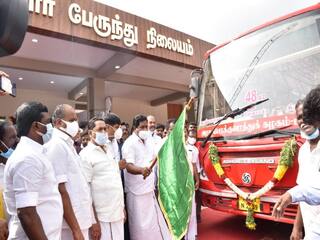 ஈபிஎஸ் அடிக்கல் - எம்கேஎஸ் ஓப்பன்...! - ஸ்மார்ட் சிட்டி திட்டத்தால் ஸ்மார்ட் ஆன மதுரை பெரியார் பேருந்து நிலையம்