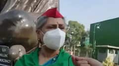 लाल टोपी पहनकर संसद भवन परिसर पहुंचीं Jaya Bachchan, क्या बोलीं सुनिए..