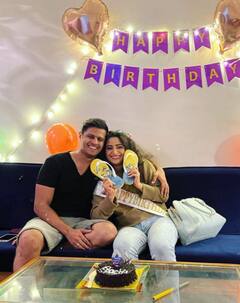 Newly Married TV Actress Aishwarya Sharma Celebrates First Birthday After Wedding With Husband Neil Bhatt- See Pics