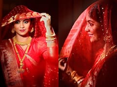 PICS: 'Naagin 4' Actress Sayantani Ghosh Is A Vision To Behold In Her Red Bridal Look