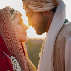 Wedding Album: Katrina Kaif & Vicky Kaushal Look Regal In Sabyasachi Outfits