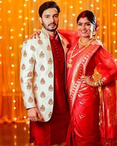 PICS: 'Naagin 4' Actress Sayantani Ghosh Is A Vision To Behold In Her Red Bridal Look