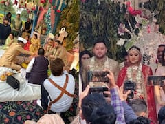 Tejashwi Yadav Wedding Photos: तेजस्वी यादव की शादी में शामिल हुए कई वीआईपी, देखें तस्वीरें