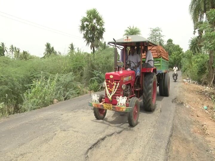 தஞ்சை-நாகை இருவழி பாதை பணிகள் பாதியில் நிறுத்தம் - பொதுமக்கள் அவதி