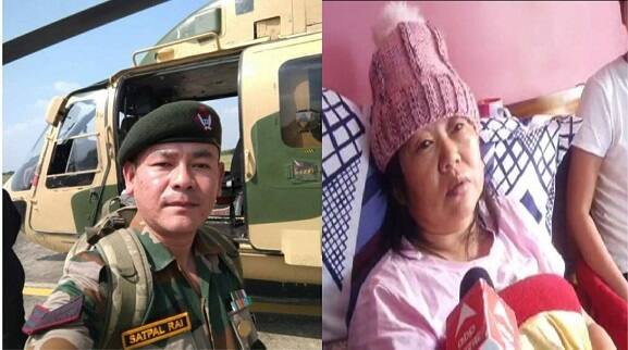 Darjeeling Takdah : Satpal Rai's Wife mourns over husband's death Satpal Rai's Wife : 