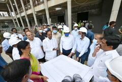 In Pics: నూతన సచివాలయ పనులను పరిశీలించిన సీఎం కేసీఆర్..