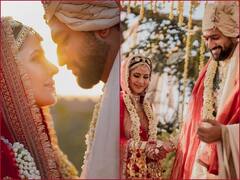 Katrina Kaif Vicky Kaushal Wedding Photos: कैटरीना कैफ-विक्की कौशल की शादी की पहली तस्वीरें, जोड़ी ऐसी कि नजरें नहीं हटा पाएंगे