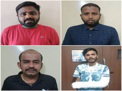 வேலூரில் பட்டப்பகலில் ஆட்டோ ஓட்டுனரிடம் கத்தியை காட்டி பணம் பறித்த 4 பேர் கைது.