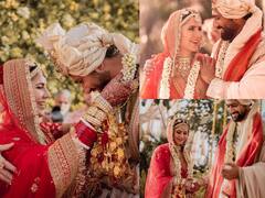 Katrina Kaif Vicky Kaushal Wedding LIVE: कैटरीना-विक्की की शादी के बाद आई पहली तस्वीर सामने, Katrina लाल चूड़े और कलीरे में लगीं सबसे प्यारी दुल्हन
