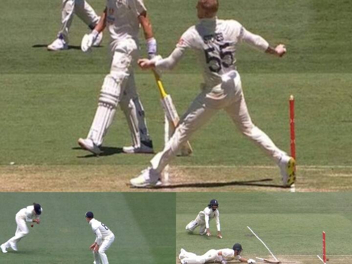 From Ben stoke's no ball to Haseeb Hameed's run out miss- England cricket team's Comedy of Errors in First Ashes test against Australia at Gabba Watch Video| நோ பால், கேட்ச் மிஸ், ரன் அவுட் மிஸ்... ஆஷஸ் தொடரில் இங்கி. செய்த காமெடியான தவறுகள் !