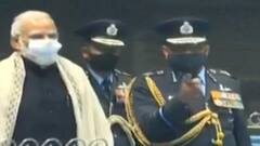 PM Modi pays floral tribute to CDS, his wife and other martyrs at Palam air base