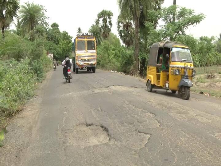 தஞ்சை-நாகை இருவழி பாதை பணிகள் பாதியில் நிறுத்தம் - பொதுமக்கள் அவதி
