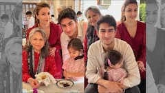 মেয়ে সোহা ও নাতি ইব্রাহিমকে পাশে নিয়ে জন্মদিনের কেক কাটলেন শর্মিলা