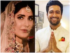 Katrina Vicky Wedding: कैटरीना-विक्की की शादी के बाद पहली तस्वीरें आईं सामने, लाल जोड़े में दुल्हन Katrina, क्रीम कलर की शेरवानी में दिखे दूल्हे राजा Vicky