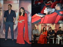 ‘RRR’ Trailer Launch: Alia Bhatt Stuns In A Red Saree With The ‘Men In Black’, See PICS