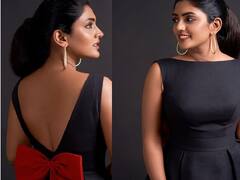 Actress Eesha Rebba  | கருப்பு உடையில் கலக்கலாக ஈஷா ரெப்பா.!