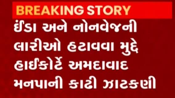 ગુજરાત હાઇકોર્ટે ફરી અમદાવાદ મહાનગર પાલિકાનો ઉધડો લીધો, જુઓ ગુજરાતી ન્યુઝ