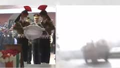 CDS Rawat death | Truck carrying Bipin Rawat & Wife's mortal remains decorated with flowers; security on roads