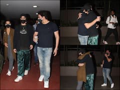 Malaika Arora & Arbaaz Hug Their Son Arhaan Khan As They Receive Him At Mumbai Airport