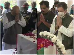 CDS Bipin Rawat Funeral: जांबाज बिपिन रावत को देश ने नम आंखों से दी श्रद्धांजलि, राहुल गांधी और अमित शाह भी पहुंचे- PICS