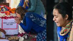 'দু:খ আগলে বিদায়', ব্রিগেডিয়ার লিড্ডারের শেষকৃত্যে কান্নায় ভেঙে পড়লেন স্ত্রী-কন্যা