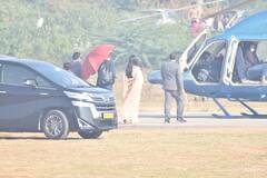 Vicky- Katrina Wedding : চপারে নতুন বর-কনে, চললেন নতুন ঠিকানায়, শুভেচ্ছার বন্যা সোশ্যাল মিডিয়ায়