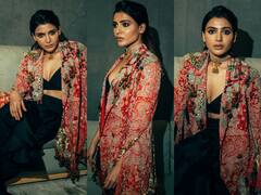 Samantha Photos: कजरारी आंखें, ब्लैक क्रॉप टॉप और स्कर्ट में सामंथा के लुक ने इंटरनेट पर ढहाया कहर, फैंस तस्वीरें देख हुए क्रेजी