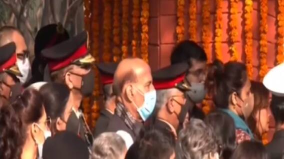શહીદ બ્રિગેડિયર એલ.એસ લિદ્દરને રાજનાથસિંહે આપી શ્રદ્ધાંજલિ, મોટી સંખ્યામાં ઉમટી ભીડ