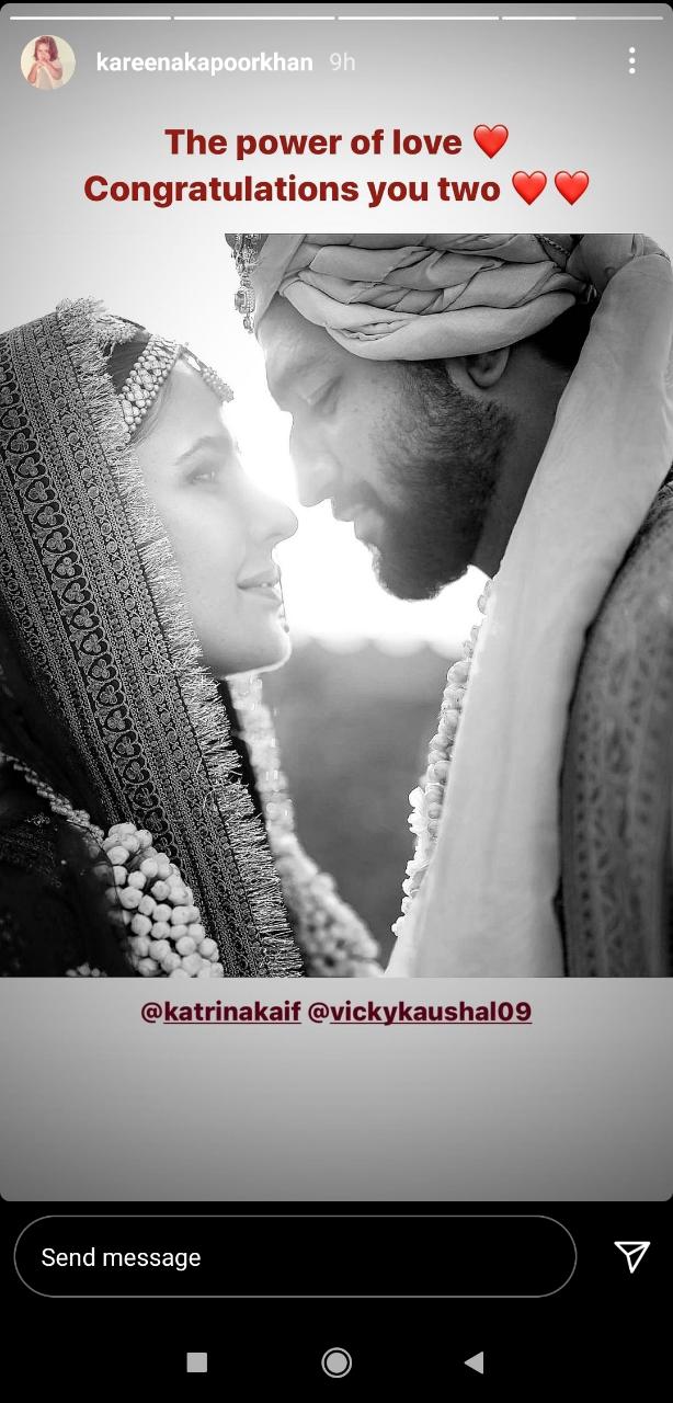 Vicky Kaushal-Katrina Kaif Marriage : कतरिना-विकीवर शुभेच्छांचा वर्षाव; बॉलिवूड कलाकारांच्या हटके कमेंट्स, करिनाची पोस्ट चर्चेत