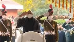 Bipin Rawat Last Rite : সমাপতন! শেষ যাত্রায় বিপিন রাওয়াতকে স্যালুট প্রতিরক্ষামন্ত্রীর |Bangla News