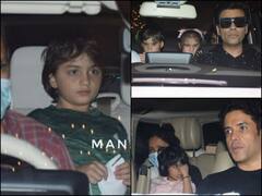 SRK's Son AbRam Khan, Karan Johar's Kids Yash & Roohi, Laksshya Kapoor & Others Attend Rani Mukerji's Daughter Adira's Birthday Party