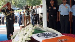 Bipin Rawat's LAST JOURNEY: With tri-colour in hand, youngsters raise Bharat Mata Ki Jai slogans