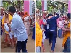 Watch: शादी की रस्म के दौरान दुल्हन को मारने लगा दूल्हे का भाई, फिर जमकर हुआ हंगामा