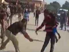 UP Cop Thrashes Man Holding Child In Arm, Suspended After Video Goes Viral. Priyanka Slams Yogi Govt