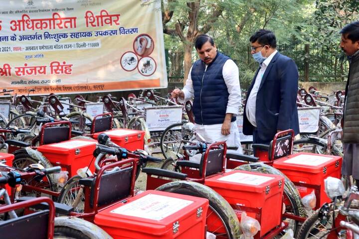 सांसद निधि और ALIMCO के सहयोग से 200 दिव्यांगजनों के लिए कुल 230 उपकरण उपलब्ध करवाए गए हैं.