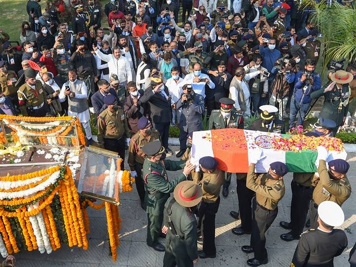 CDS Gen Bipin Rawat Final Journey Top Indian Army General Cremated Nation Mourns India Salutes CDS Gen Bipin Rawat: Top Army General Cremated, Nation Mourns