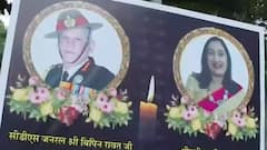 CDS Gen Bipin Rawat Death : जांबाज जनरल को आखिरी सलाम, सरदार पटेल मार्ग पर लगे पोस्टर-बैनर