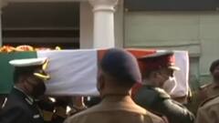 अंतिम संस्कार पर छलके शहीद Brigadier LS Lidder की बेटी के आंसू -'मेरे पापा हीरो थे'