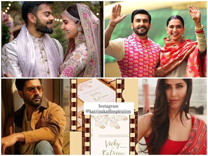 Vicky Kaushal Katrina Kaif Wedding Card: इस वक्त जिधर देखो उधर बॉलीवुड की खूबसूरत एक्ट्रेस कैटरीना कैफ (Katrina Kaif) और हैंडसम हंक विक्की कौशल (Vicky Kaushal) की शादी की खबरें देखने को मिल रही हैं. इनकी शादी का कार्ड काफी सिंपल था. माना यही जा रहा है कि ये कार्ड असली है. इसको फिल्म रील जैसा लुक दिया गया है लेकिन इससे पहले भी बॉलीवुड में महंगे और अलग तरह के वेडिंग इंवाइट दिखते रहे हैं. ये वो कार्ड हैं जो बॉलीवुड के बड़े स्टार्स ने अपनी शादी पर मेहमानों को दिए थे. बॉलीवुड के 7 मोस्ट एक्सपेंसिव और हटकर शादी के कार्ड हैं ये-
