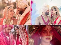 Celebs Choose Red Wedding Outfit : बॉलिवूड बालांचा नववधू साज; आऊटफिट, ज्वेलरीसह अनेक गोष्टी खास