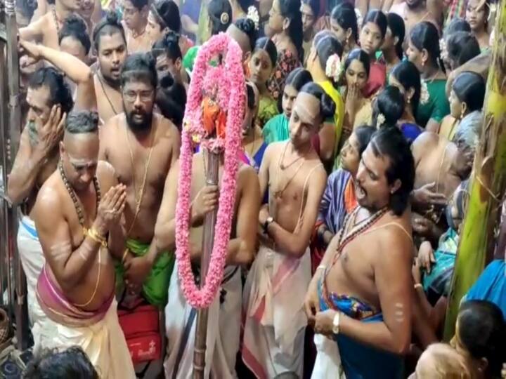 Cuddalore: Chidambaram Natarajar Temple Arudra Darshan Festival started with flag hoisting without devotees சிதம்பரம் நடராஜர் கோயில் ஆருத்ரா தரிசன விழா பக்தர்கள் இன்றி கொடியேற்றத்துடன் தொடங்கியது