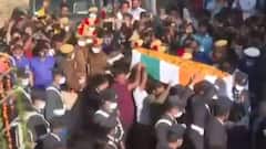 Mortal remains of Sqn Ldr Kuldeep Singh brought to Rajasthan's Jhunjhunu