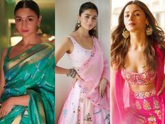Alia Bhatt Photos: आलिया भट्ट वेस्टर्न ही नहीं बल्कि ट्रेडिशनल आउटफिट्स में भी बरपाती हैं कहर, देखें Photos