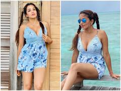 Monalisa Photos: शॉर्ट ड्रेस पहन मोनालिसा ने पूल किनारे दिखाया अब तक का सबसे ग्लैमरस अंदाज, फैंस ने कहा- सर्दी में बढ़ा दी गर्मी