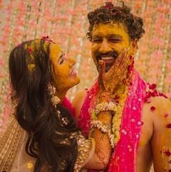 Photos: ਕੈਟਰੀਨਾ ਕੈਫ 'ਤੇ ਚੜਿਆ ਵਿੱਕੀ ਕੌਸ਼ਲ ਦੀ ਹਲਦੀ ਦਾ ਰੰਗ , ਵੇਖੋ ਸ਼ਾਨਦਾਰ ਤਸਵੀਰਾਂ