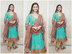 Alia Bhatt Photos: सलवार सूट पहनकर आलिया भट्ट बनी पटोला, खूबसूरत झुमके पहने दिखाई पंजाबी अदाएं